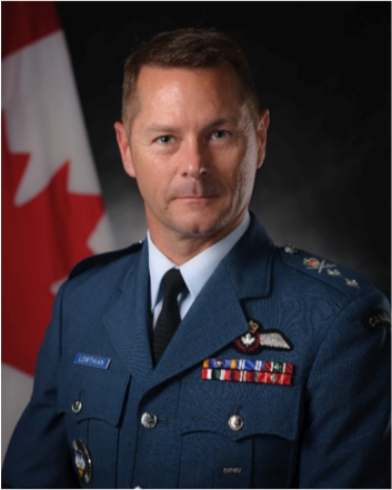 Air force headshot of David Lowthian