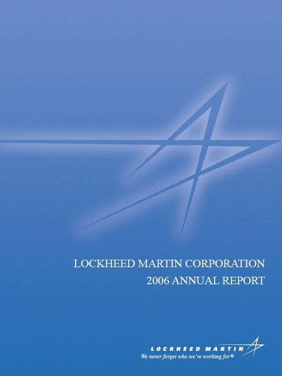 2006 Lockheed Martin Annual Report 