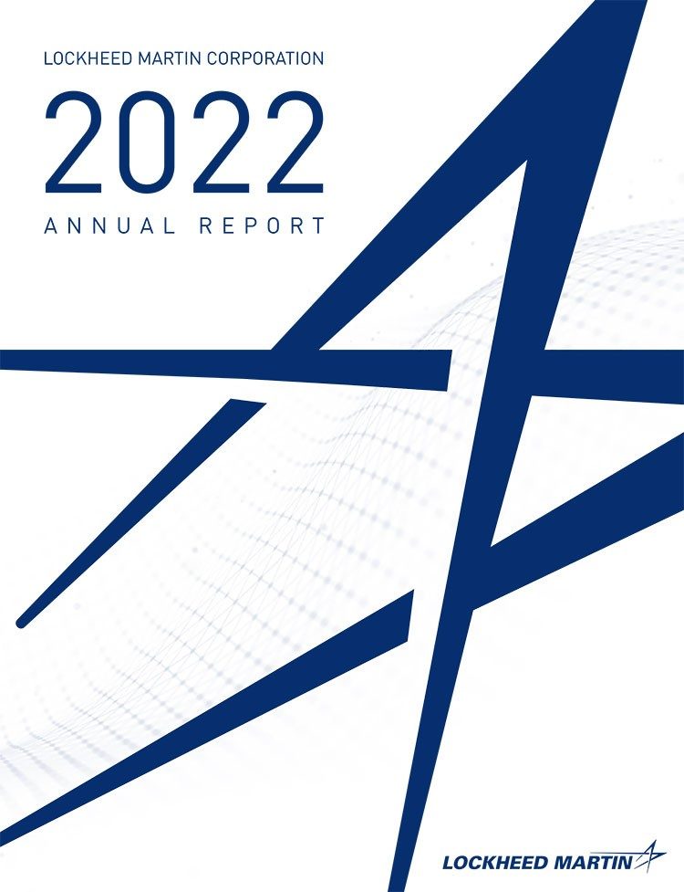 2022 Lockheed Martin Annual Report Cover