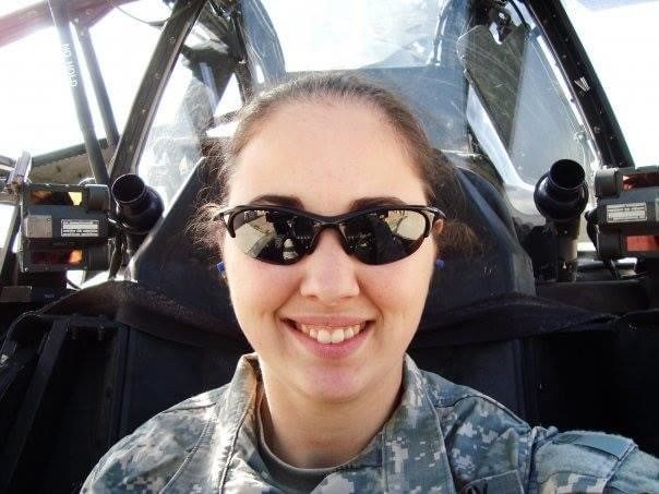 Kasey during her time in the U.S. Army.