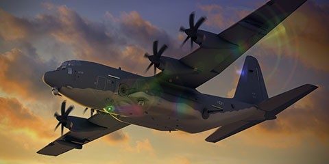 AC-130 laser gunship
