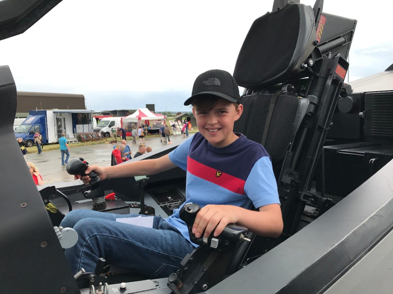 Child in F-35 Cockpit