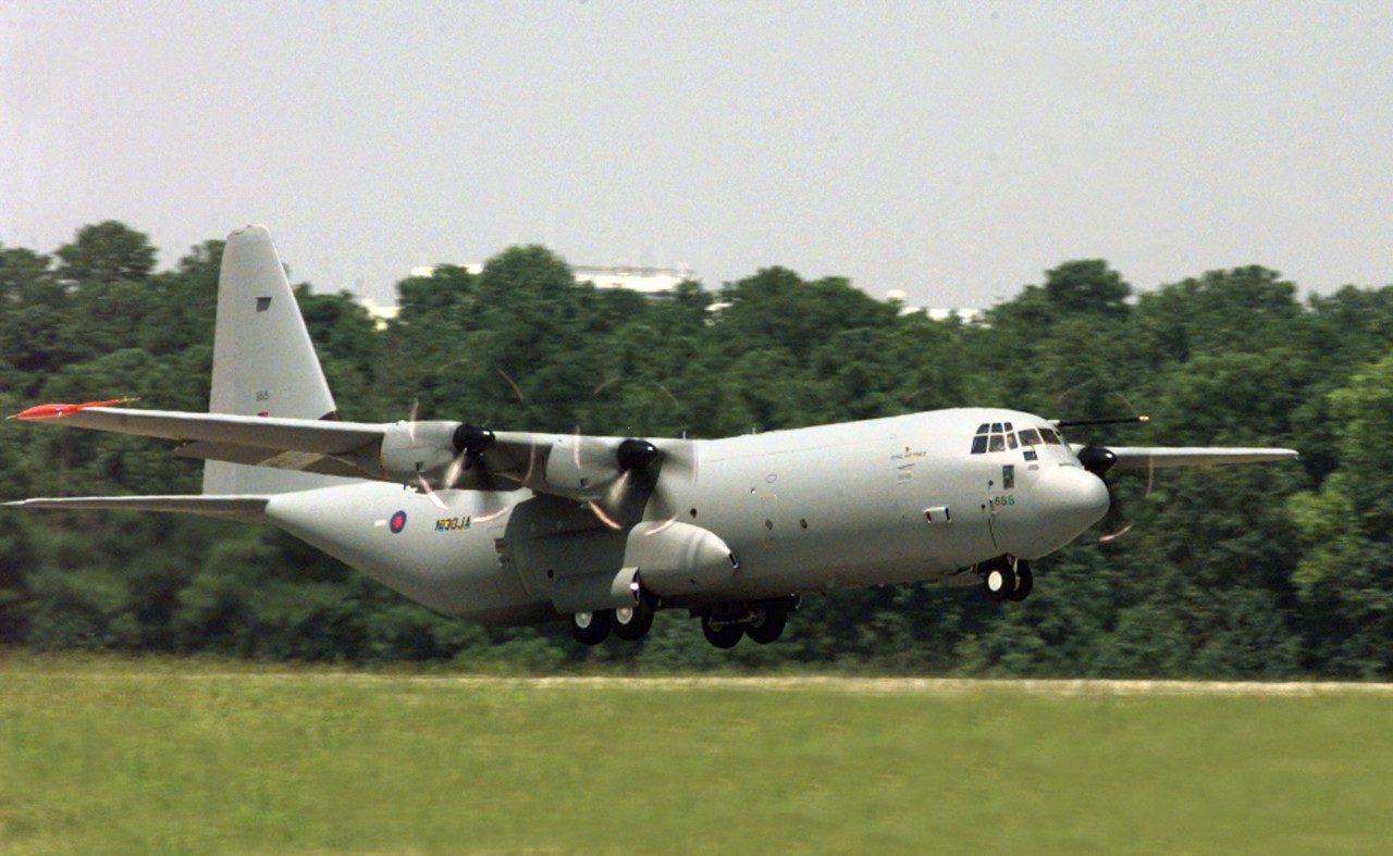 The RAF’s C-130J aircraft